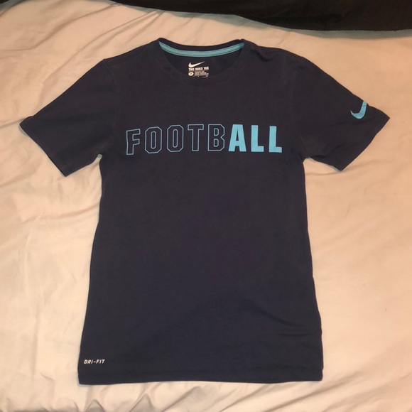 Nike DriFit Tee Navy - Picture 1 of 3